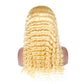Deep curly 613 Frontal lace wig