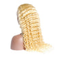 Deep curly 613 Frontal lace wig