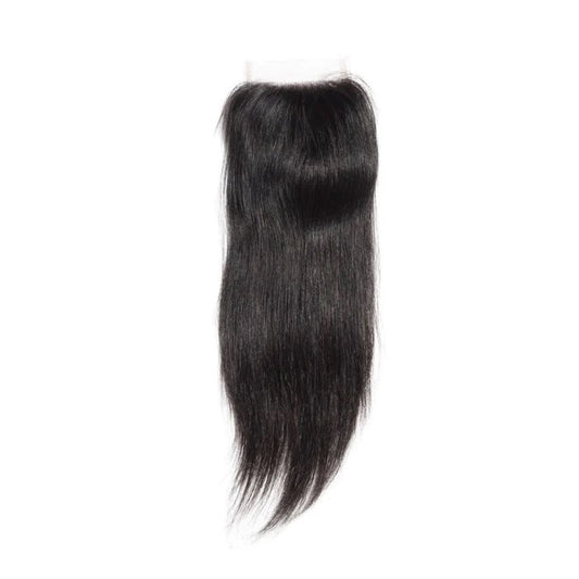 1B straight 4*4 straight closure 10a grade luxury