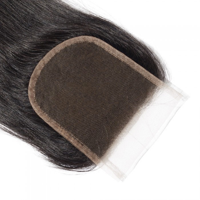 1B straight 4*4 straight closure 10a grade luxury