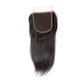 1B straight 4*4 straight closure 10a grade luxury