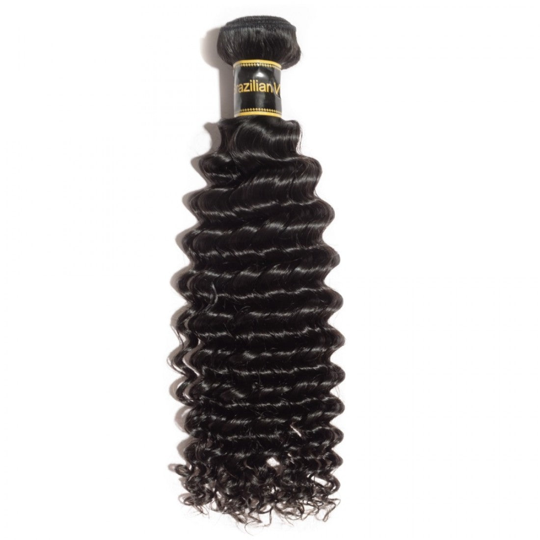 Deep wave bundle Luxury 10a grade human hair #1B Natural Black 10“-30”