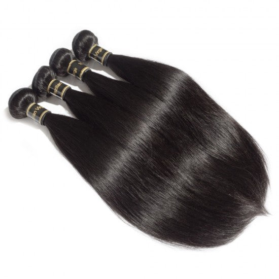 Straight bundle Luxury 10a grade human hair #1B Natural Black 10“-30”