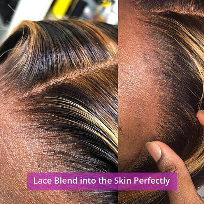 #1B/27 straight ombre Colored wig 13*4 frontal lace wig